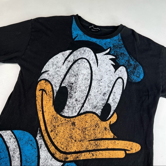 Zara x Donald Duck Disney Vintage Style Oversized T-Shirt Sz L - Picture 2 of 4